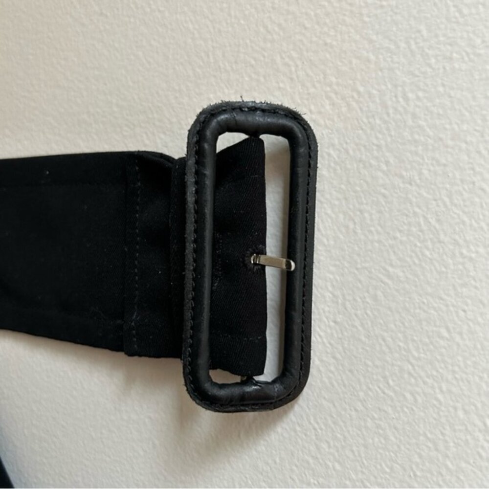 Burberry Vintage Men Black Lawrence Trench Coat with Removable Wool Vest Size 46 - Picture 6 of 16